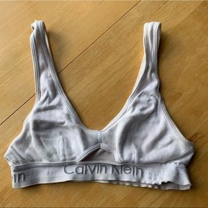 Calvin Klein White Bralette